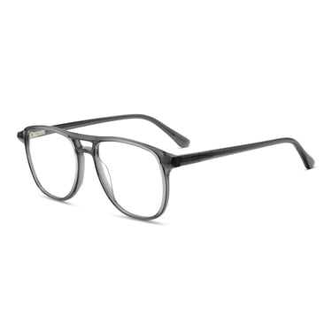 Men Vista Eyeglasses: Edgar - Transparent Black - SpecSMART Eye Clinic (Diagonal View)